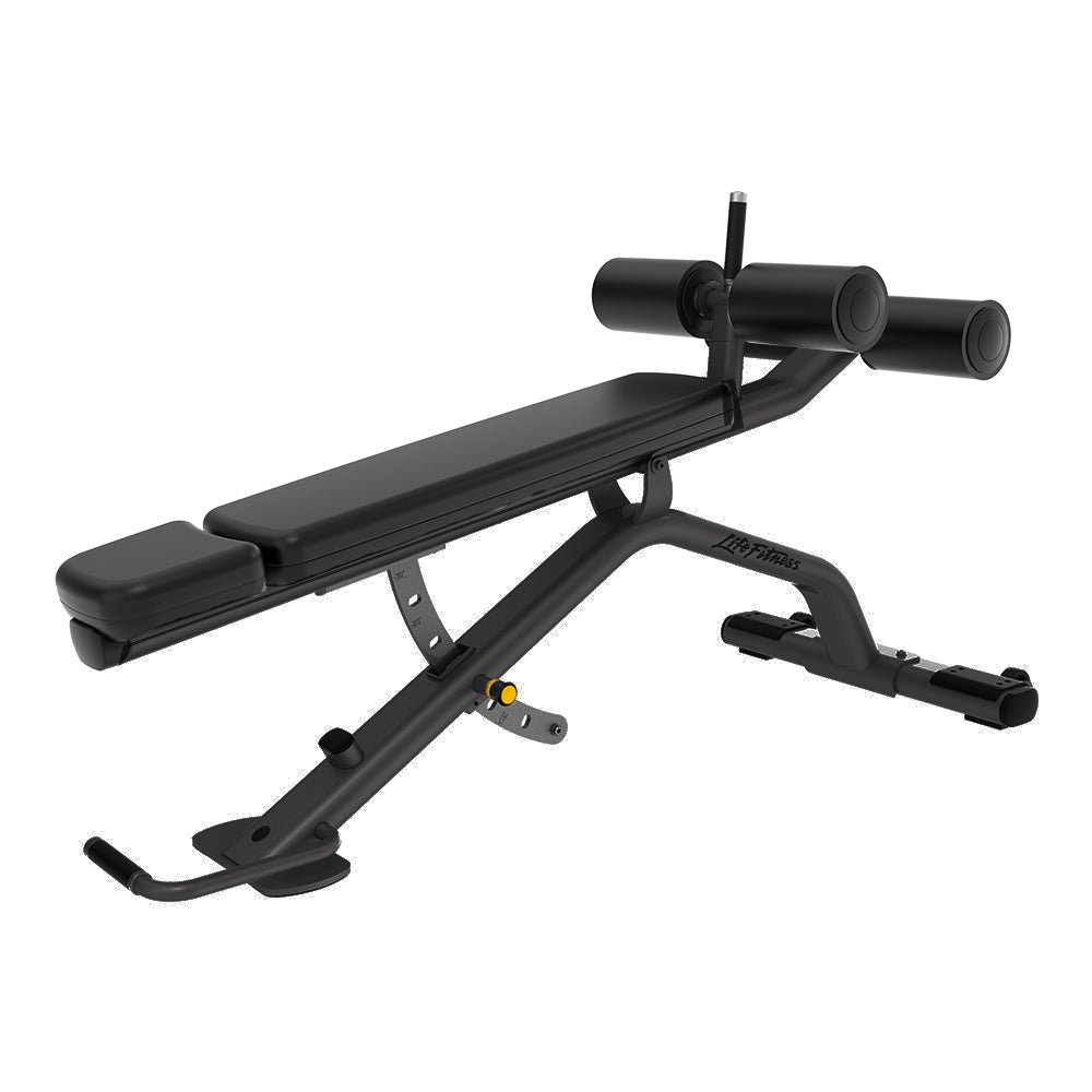 new-lifefitness-decline-bench-charcoal-black-1000x1000 Life Fitness Adjustable Decline Bench - Image 1