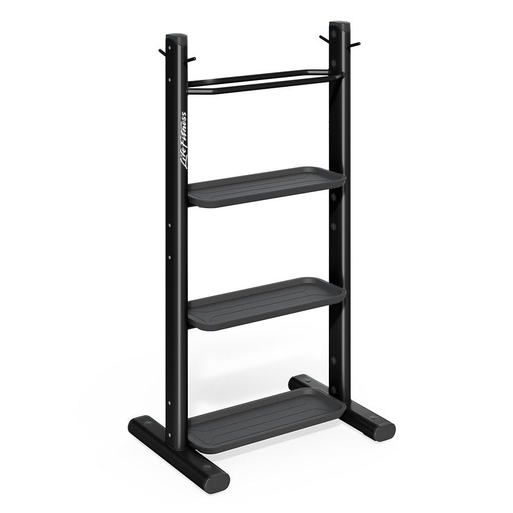 signature-accessory-rack-charcoal-1000x1000 Life Fitness Accessory Rack - Image 1